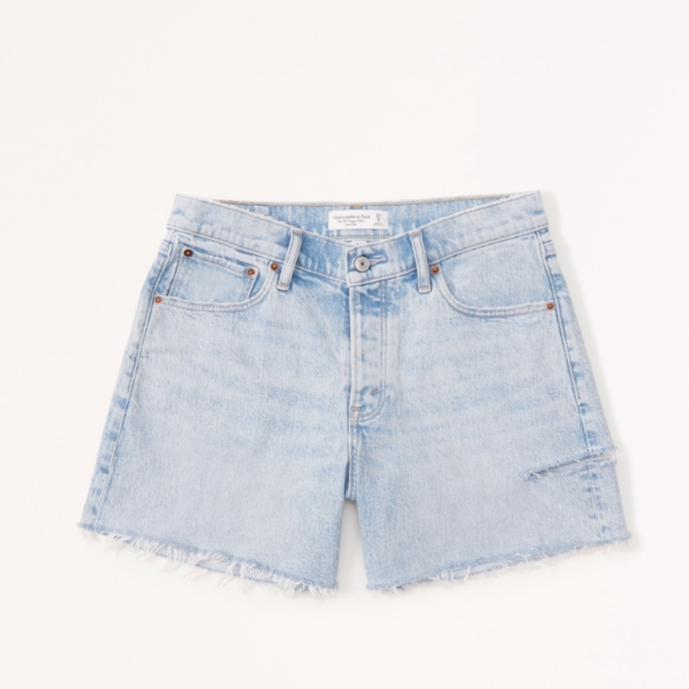NWT Abercrombie curve love low rise baggy shorts